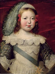 Portrett av Ludvig XIV (1638-1715) som barn, ca. 1641-42
